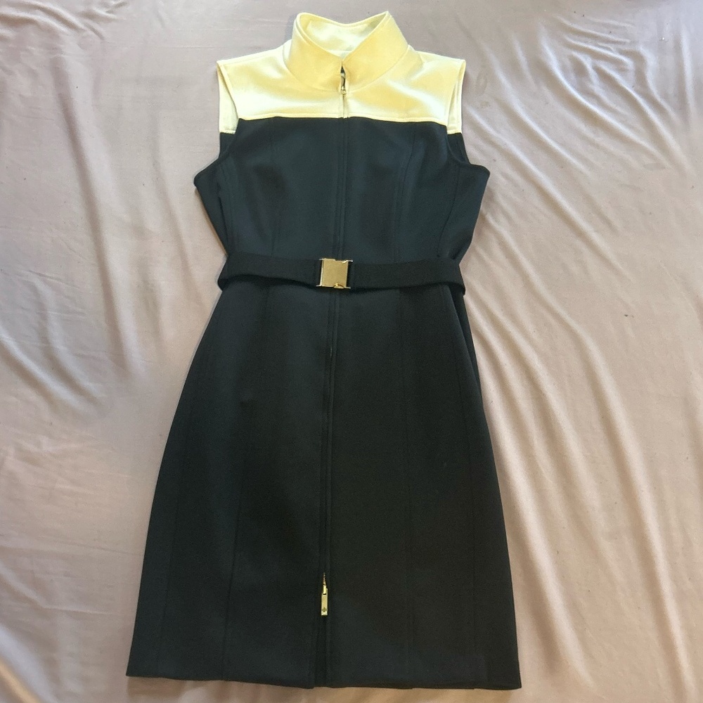 NWT Zip Front Body Con Dress by Tommy Hilfiger